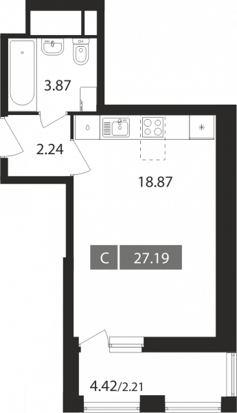 Студия до 27.19