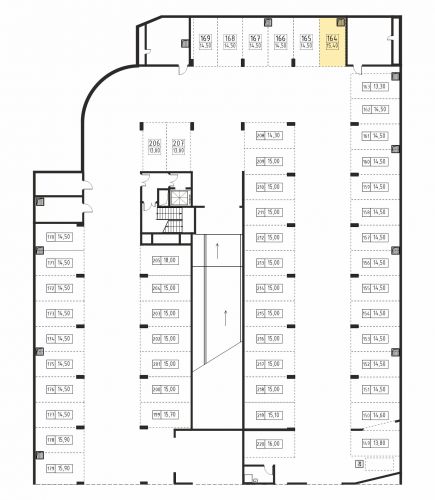 Машиноместа, 15.4 м²