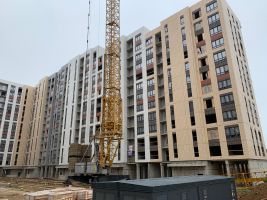 Корпуса 1-4: фасадные работы, благоустройство территории