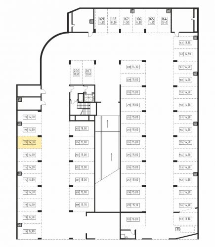 Машиноместа, 14.5 м²