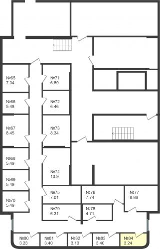 Кладовки, 3.24 м²
