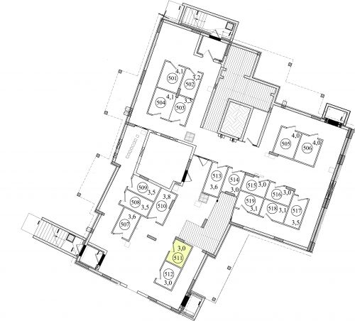 Кладовки, 3.1 м²
