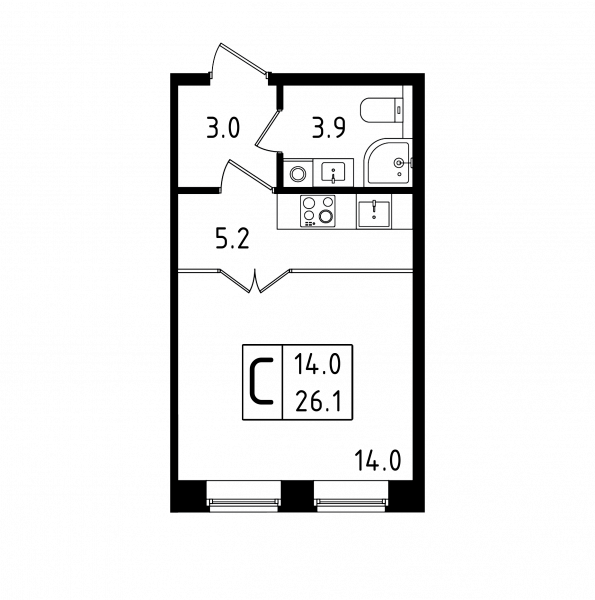 Студия до 26.1