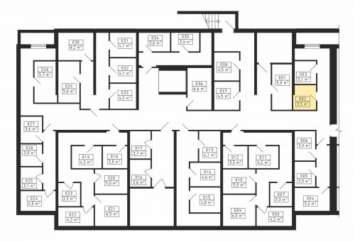Кладовки, 3.5 м²