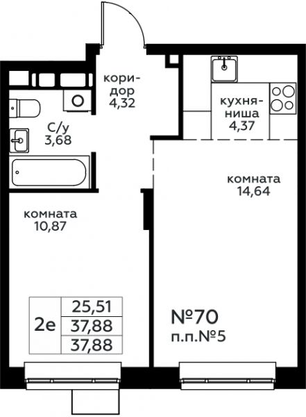 2 комнаты до 37.88