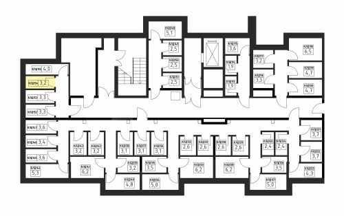 Кладовки, 3.2 м²