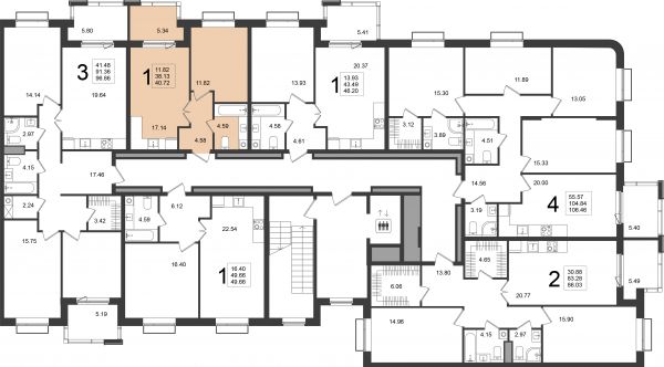 1 комната до 40.72