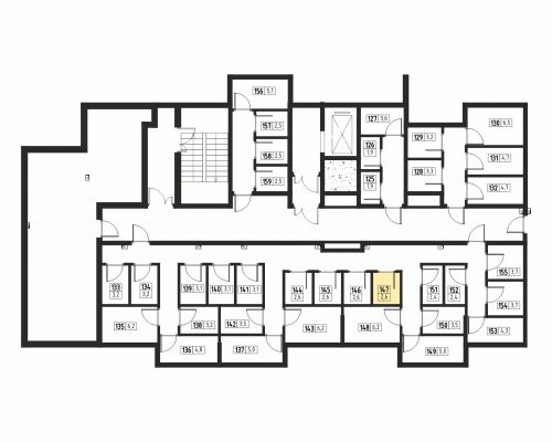 Кладовки, 2.6 м²