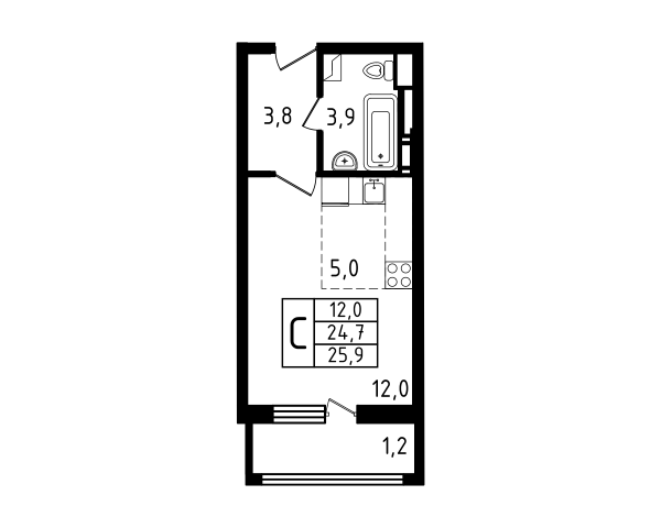 Студия до 25.9