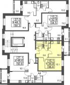 1-комнатная квартира 36,4 м²