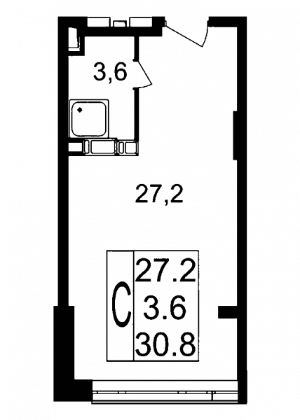 Апарт-студия до 30.8