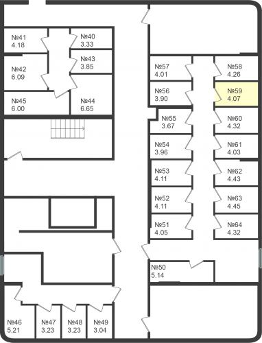 Кладовки, 4.07 м²