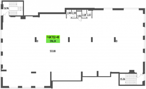 Студия, 596.24 м²