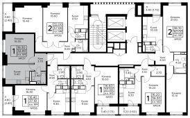 1-комнатная квартира 32,8 м²