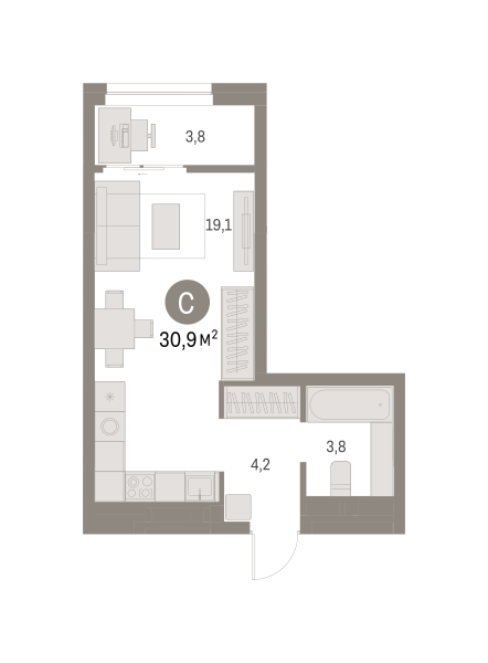 Студия до 30.94