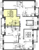 1-комнатная квартира 35,3 м²