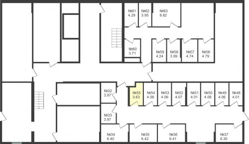 Кладовки, 3.63 м²