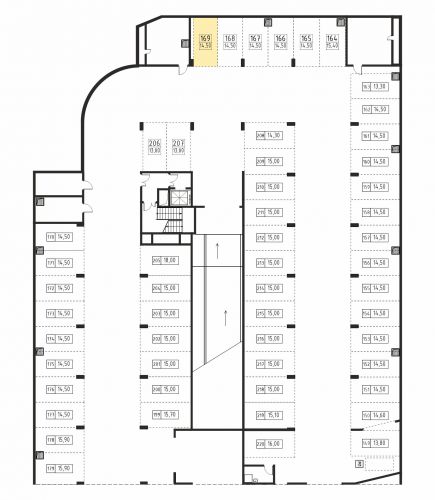 Машиноместа, 14.5 м²