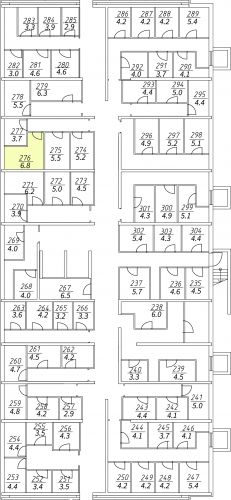 Кладовки, 6.8 м²