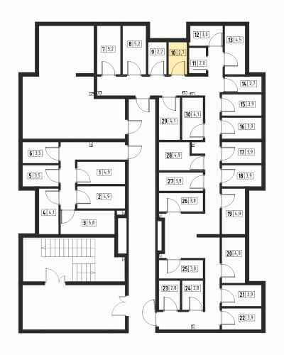 Кладовки, 2.7 м²