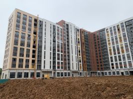 Корпуса 1-4: фасадные работы, благоустройство территории
