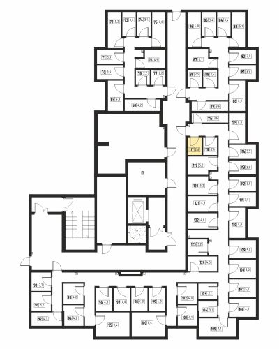 Кладовки, 2.6 м²