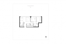 2-комнатная квартира 53,6 м²
