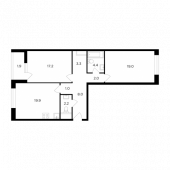 2-комнатная квартира 78,9 м²