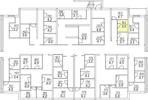 Кладовки, 3.5 м²