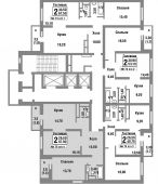2-комнатная квартира 67,3 м²