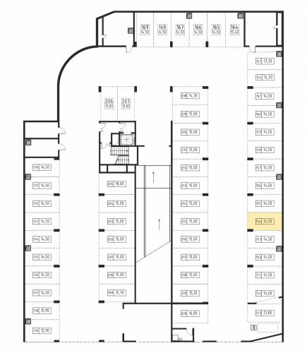 Машиноместа, 14.5 м²