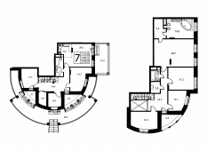 7-комнатная квартира 190 м²