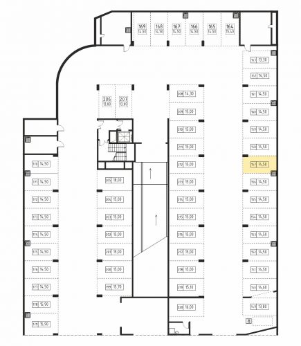 Машиноместа, 14.5 м²