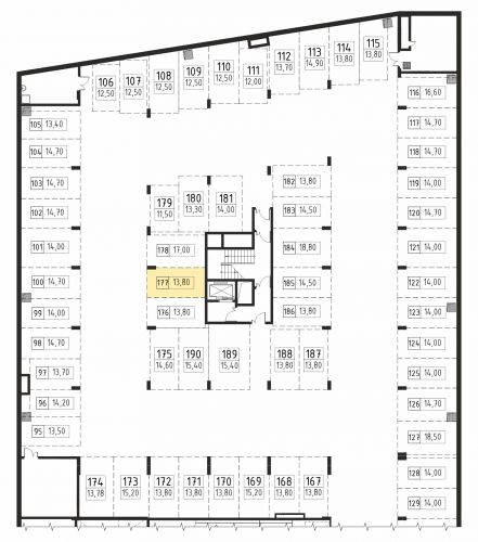 Машиноместа, 13.8 м²