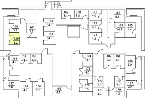 Кладовки, 3.2 м²