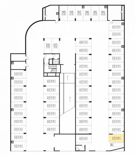 Машиноместа, 13.8 м²