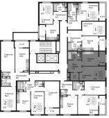 1-комнатная квартира 44,4 м²