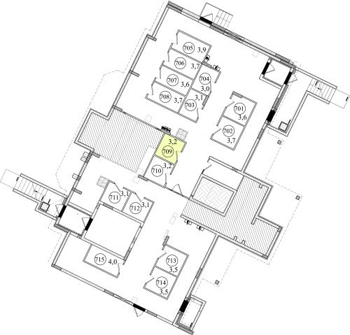 Кладовки, 3.3 м²