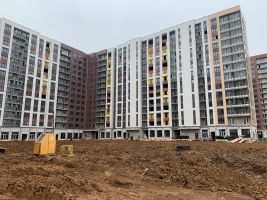 Корпуса 1-4: фасадные работы, благоустройство территории