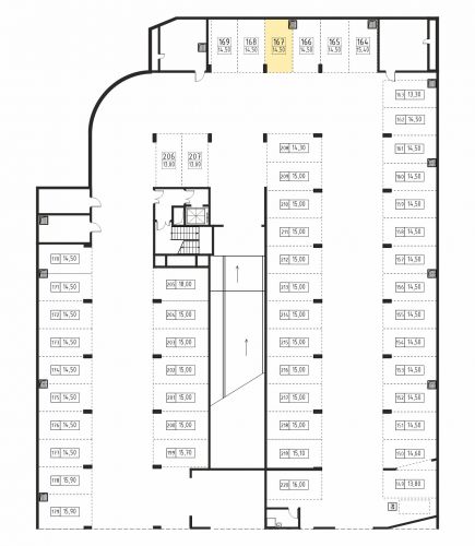 Машиноместа, 14.5 м²