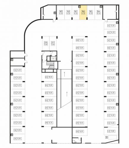 Машиноместа, 14.5 м²