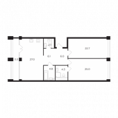 2-комнатная квартира 101,33 м²