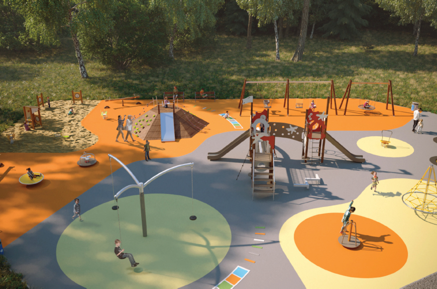 Уникальные детские площадки появятся в семи парках Подмосковья