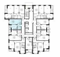 1-комнатная, квартира, 38.5 м²