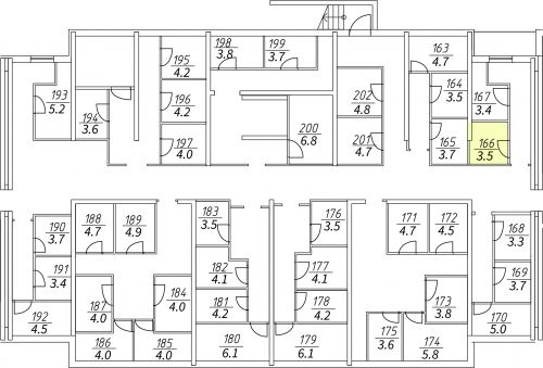Кладовки, 3.5 м²