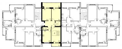 3-комнатная квартира 79,9 м²