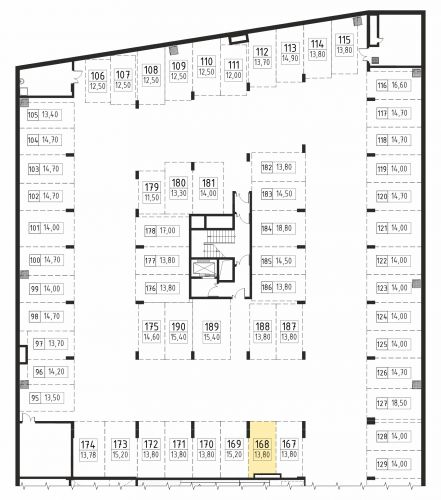 Машиноместа, 13.8 м²