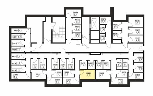Кладовки, 6.2 м²