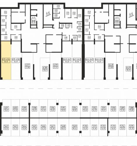 Машиноместа, 16.63 м²