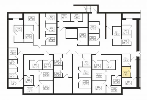 Кладовки, 3.3 м²
